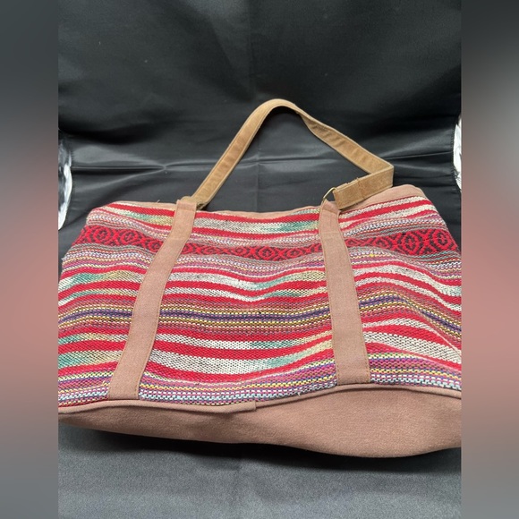 American & Beyond tapestry boho hippie tote bag. (PB2) - Picture 3 of 6